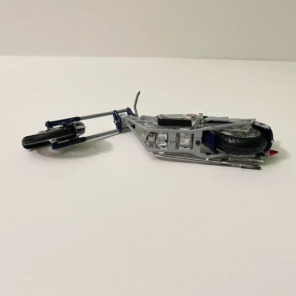 Toronto Maple Leafs Small Chopper Motorcycle Toy 6.5 Inch Long Flaws - Picture 12 of 16